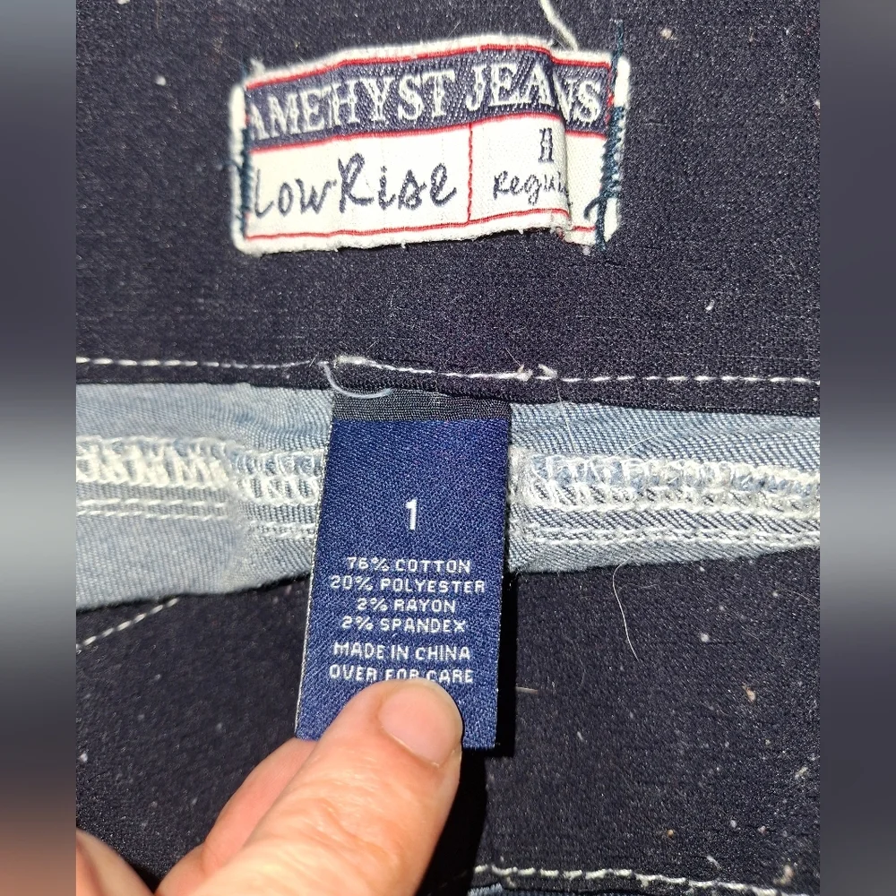 Amethyst Jeans Straight Leg sz 1 EUC - Picture 7 of 7